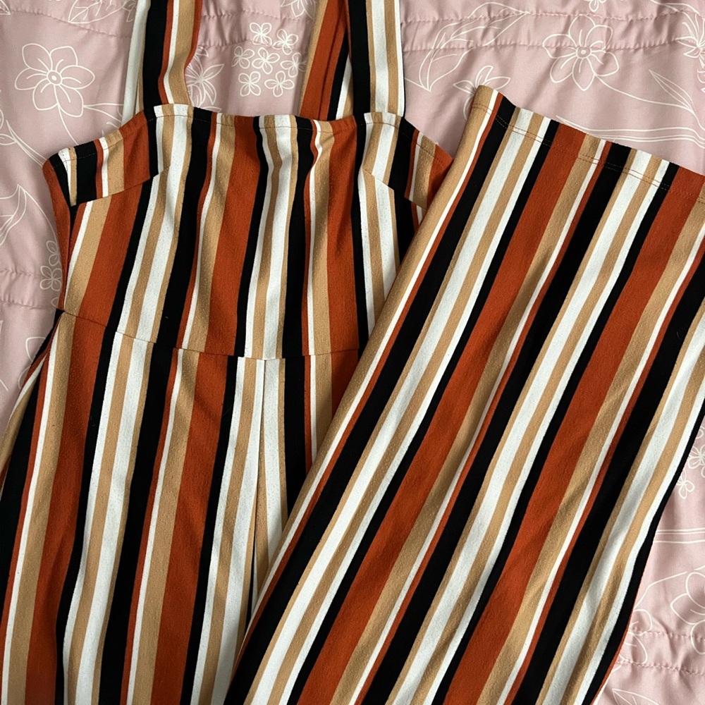 Urban Outfitters Striped Jumpsuit